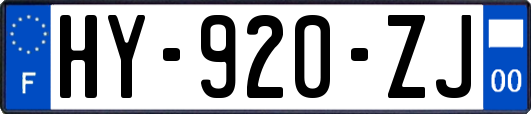 HY-920-ZJ