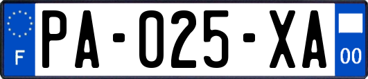 PA-025-XA