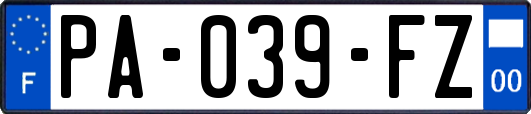 PA-039-FZ