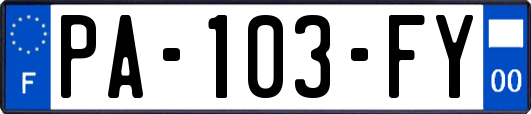 PA-103-FY