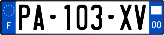 PA-103-XV