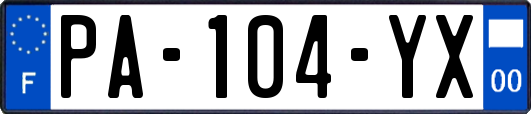 PA-104-YX
