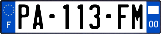 PA-113-FM