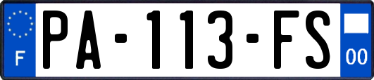 PA-113-FS