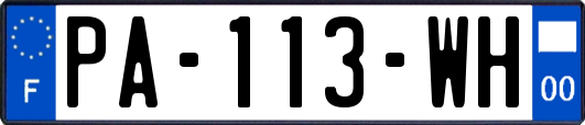 PA-113-WH