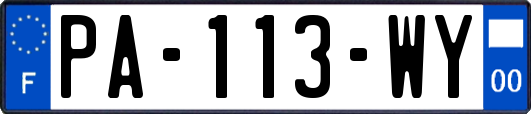 PA-113-WY