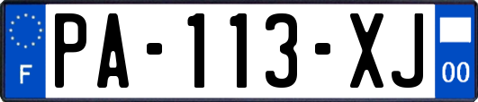 PA-113-XJ