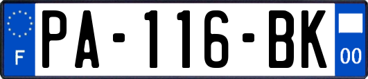 PA-116-BK