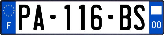 PA-116-BS
