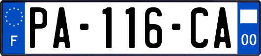 PA-116-CA