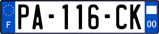 PA-116-CK