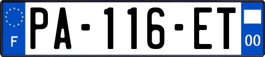 PA-116-ET