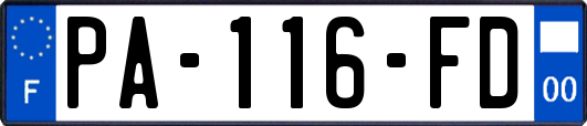 PA-116-FD