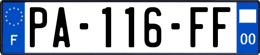 PA-116-FF