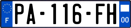 PA-116-FH