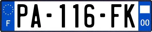PA-116-FK