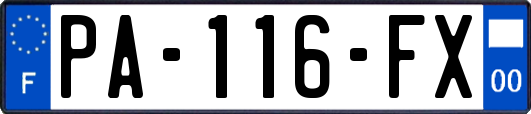 PA-116-FX