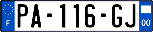 PA-116-GJ