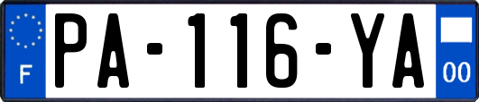 PA-116-YA