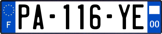 PA-116-YE