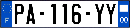 PA-116-YY