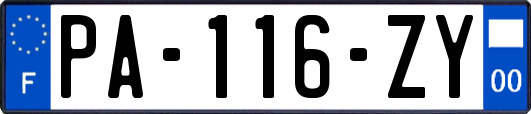 PA-116-ZY