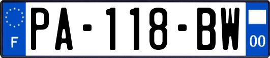 PA-118-BW