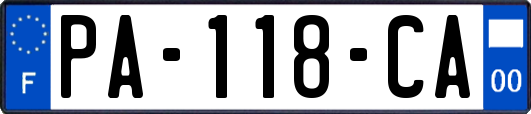 PA-118-CA