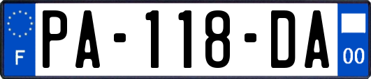 PA-118-DA
