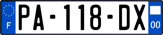 PA-118-DX