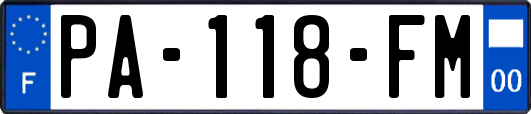 PA-118-FM