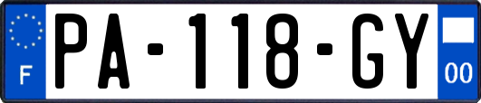 PA-118-GY