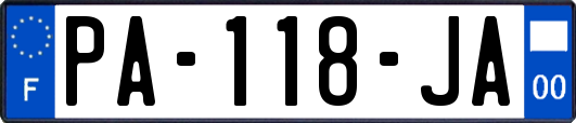 PA-118-JA