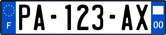 PA-123-AX