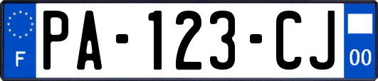 PA-123-CJ