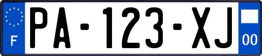 PA-123-XJ