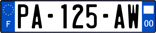 PA-125-AW