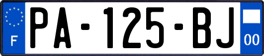 PA-125-BJ