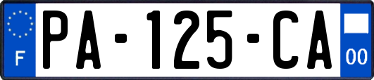 PA-125-CA