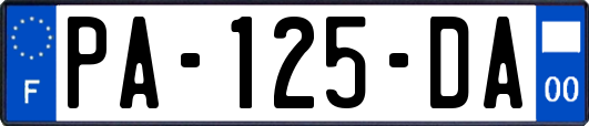 PA-125-DA