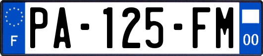 PA-125-FM
