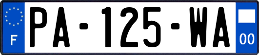 PA-125-WA