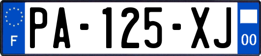 PA-125-XJ