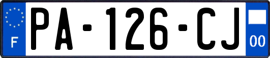 PA-126-CJ