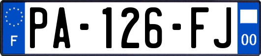 PA-126-FJ