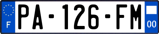 PA-126-FM