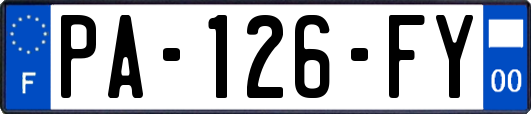PA-126-FY