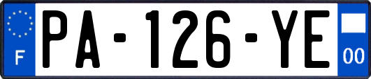 PA-126-YE