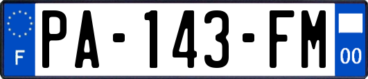 PA-143-FM