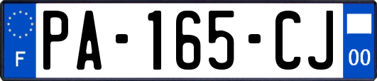 PA-165-CJ